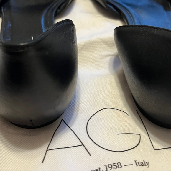 AGL black D’Orsay Flats - Picture 6 of 9